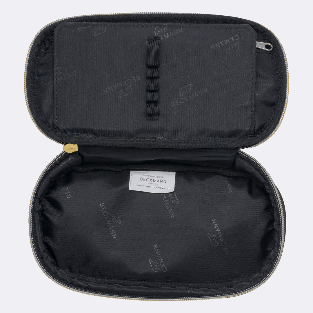 Oval pencil case Sport Junior, Black Gold