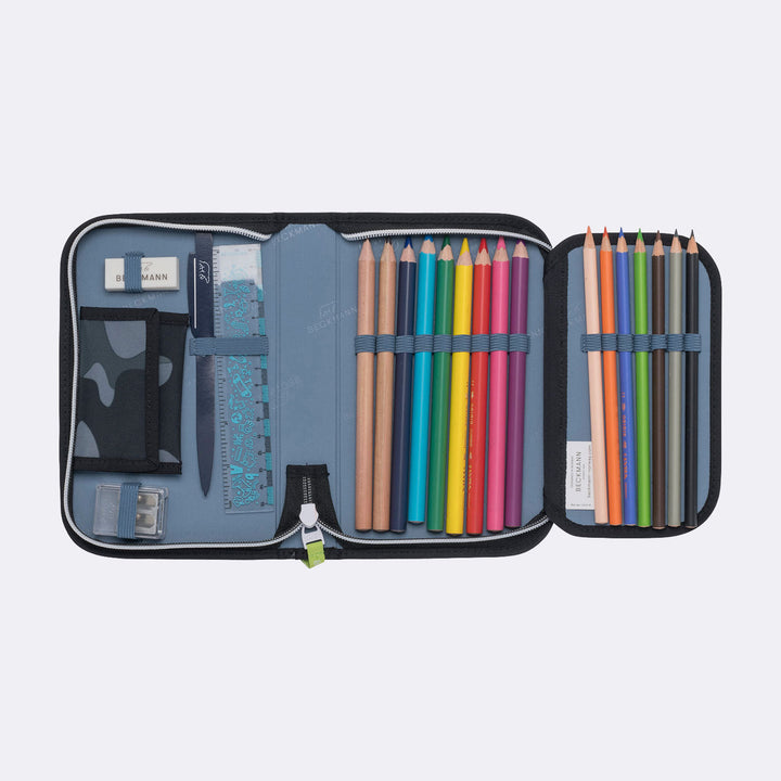 Single section pencil case, Camo Rex