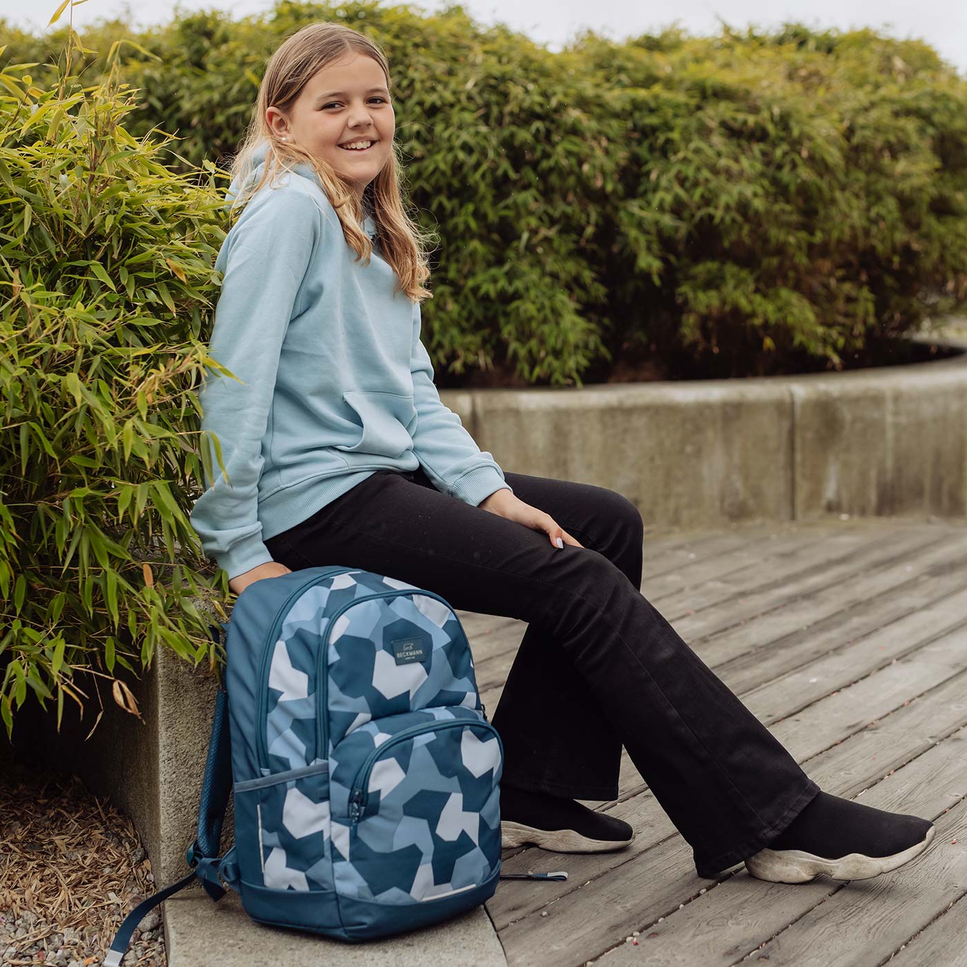 BECKMANN SPORT Junior ブラック リュック・バックパック Sport Junior, Black Bold – Beckmann Norway Inc